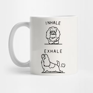 Inhale Exhale Cavalier King Charles Spaniel Mug